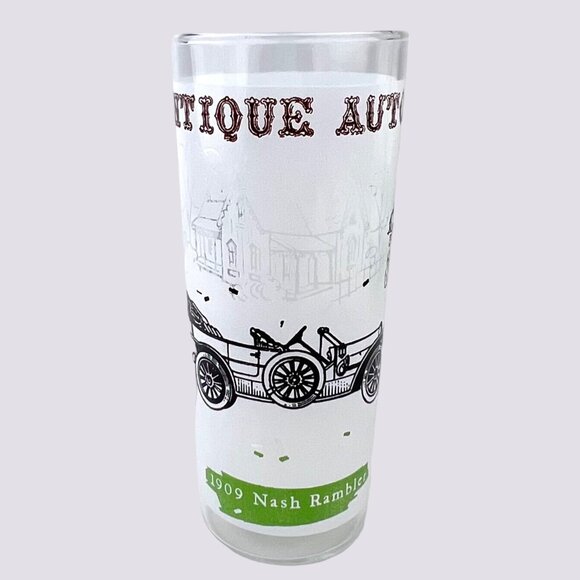 Vintage Antique Auto Themed Drinking Glasses by Anchor Hocking Set Of 5 EUC - Picture 8 of 11